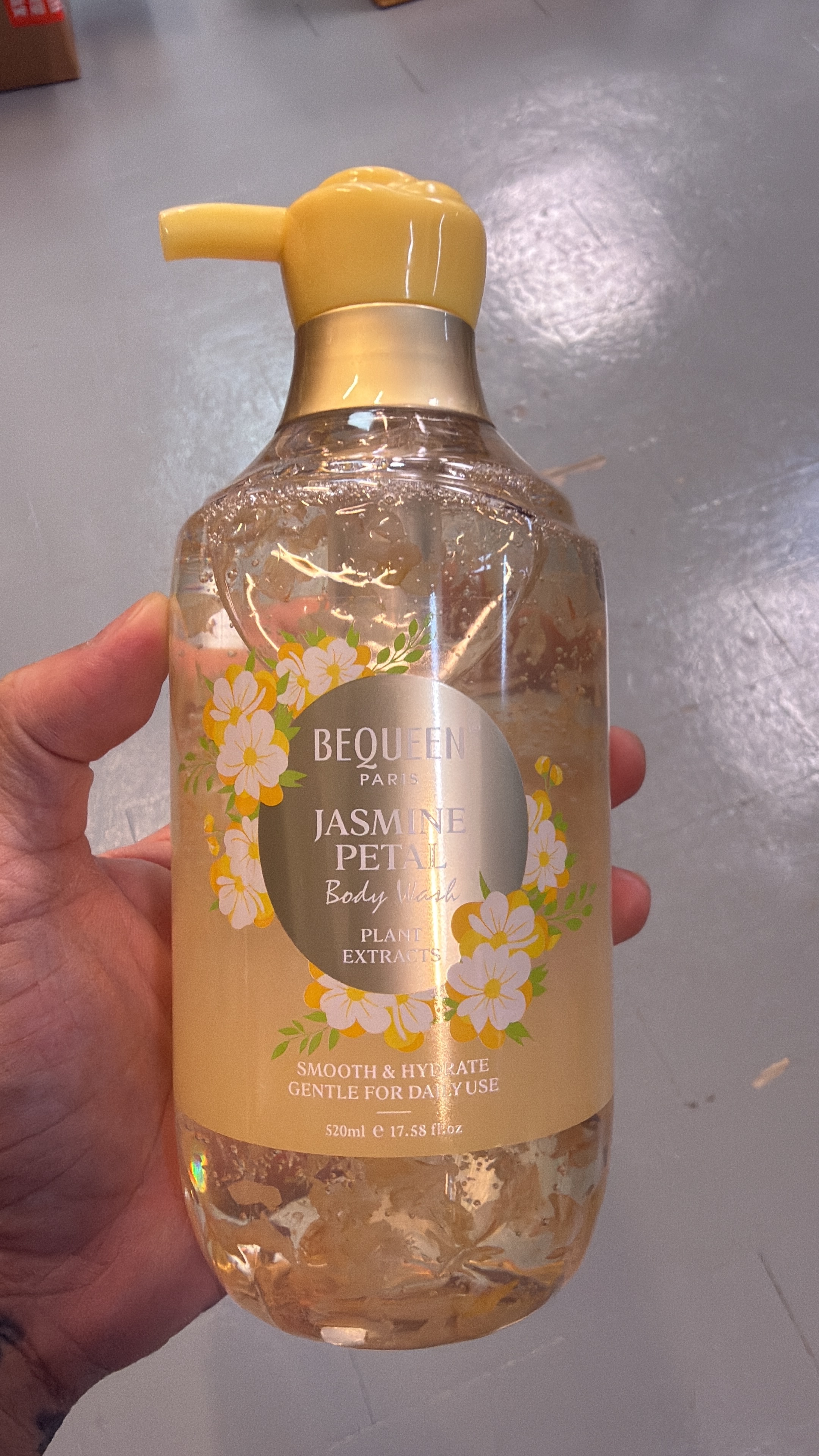 BEQUEEN Jasmine Petal Body Wash 茉莉花瓣沐浴露 520ml（H2610 PB974）
