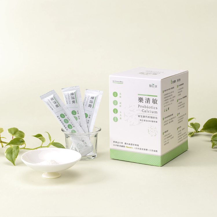 【醫研家】樂清敏益生菌鈣粉隨身包(60包/盒)