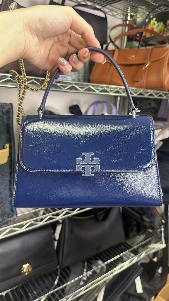 【直播】Tory Burch LX1023909 漆皮手提包