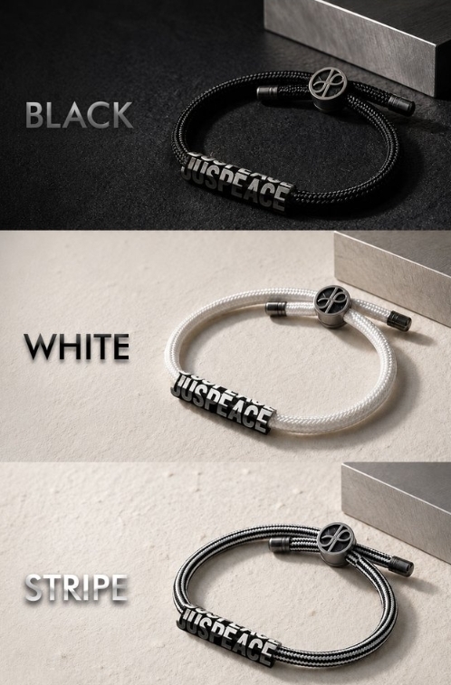 【Luxury】GD Foundation JUSPEACE Donation Bracelet – TAEGEUK Limited Editio 獨家預購 限量手環  太極限定版 手鍊 擺飾 飾品 配件 男女可帶 手圈 手環 慈善基金會聯名