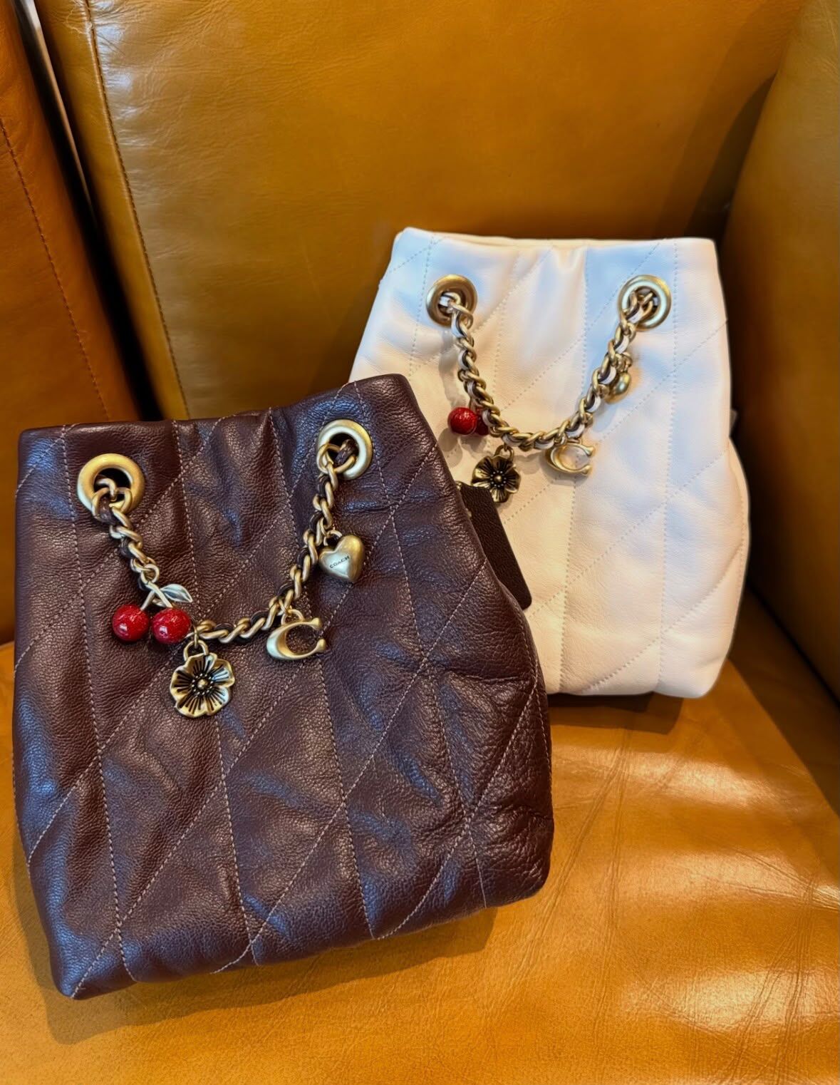 【直播】Coach LX1023914 Quilted Jade 水桶包