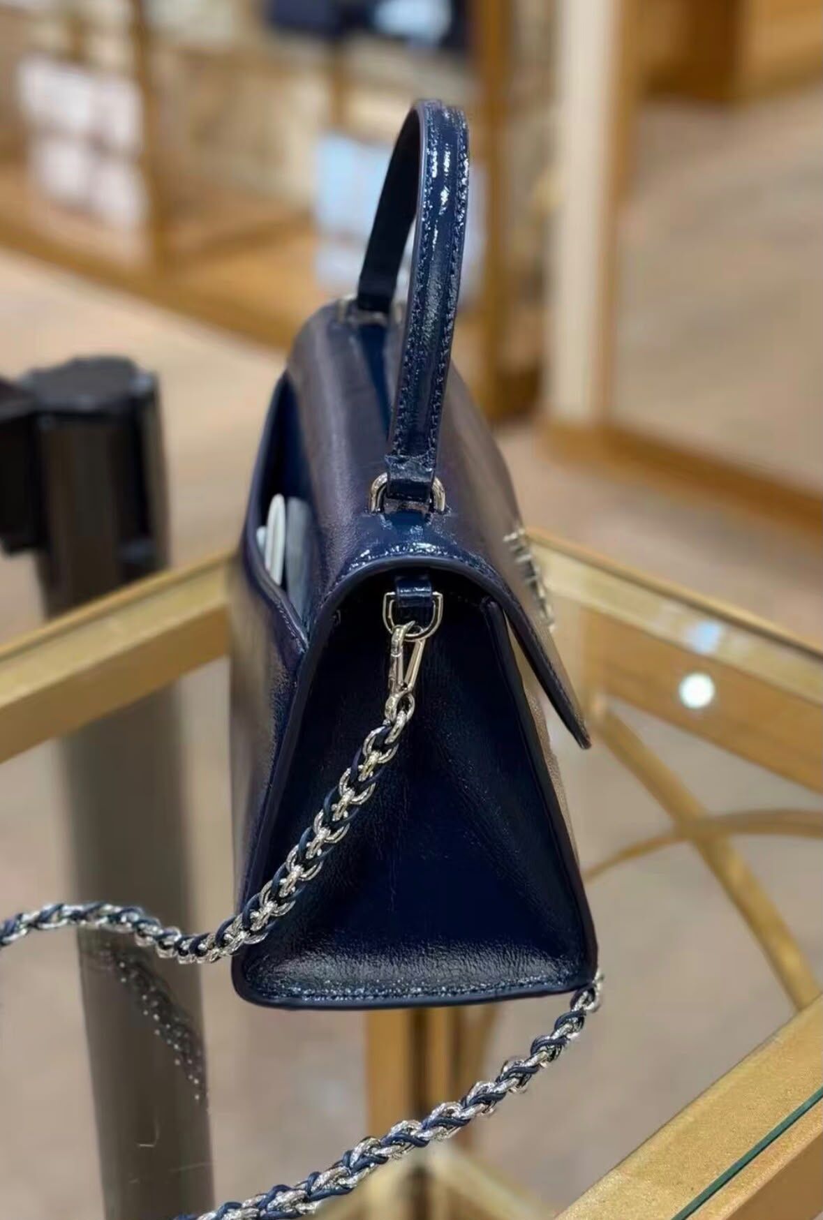 【直播】Tory Burch LX1023909 漆皮手提包
