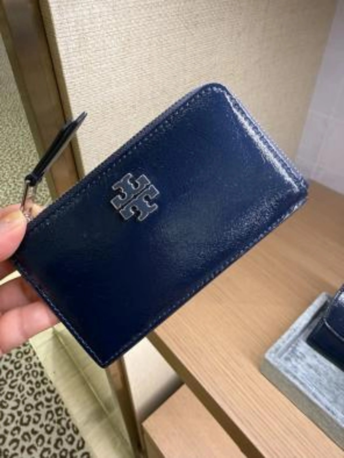 【直播】Tory Burch LX1023906 Patent Leather 系列 (深藍色)