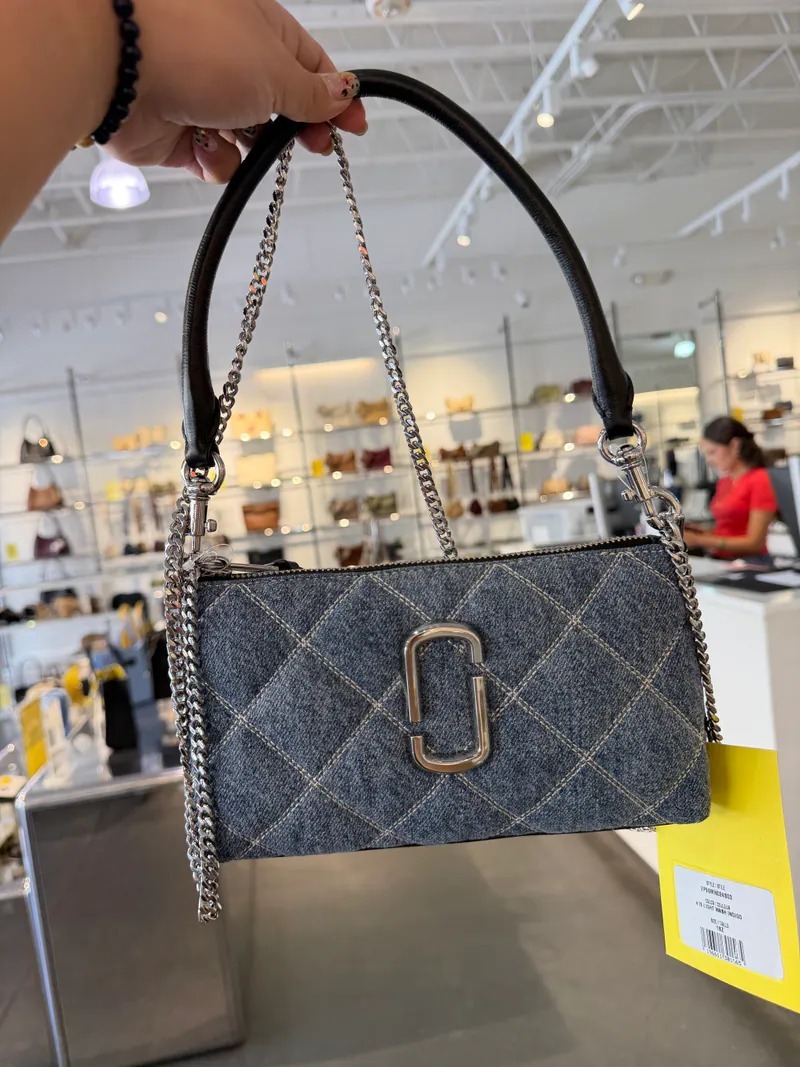 【直播】Marc Jacobs LX1022240 牛仔斜孭袋 (藍色)