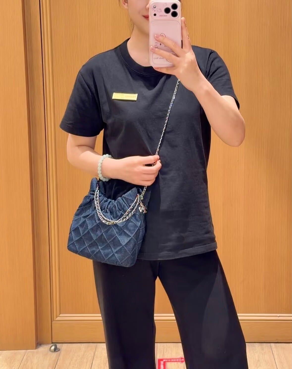【直播】Tory Burch LX102350 迷你牛仔Hobo Bag (深藍色)