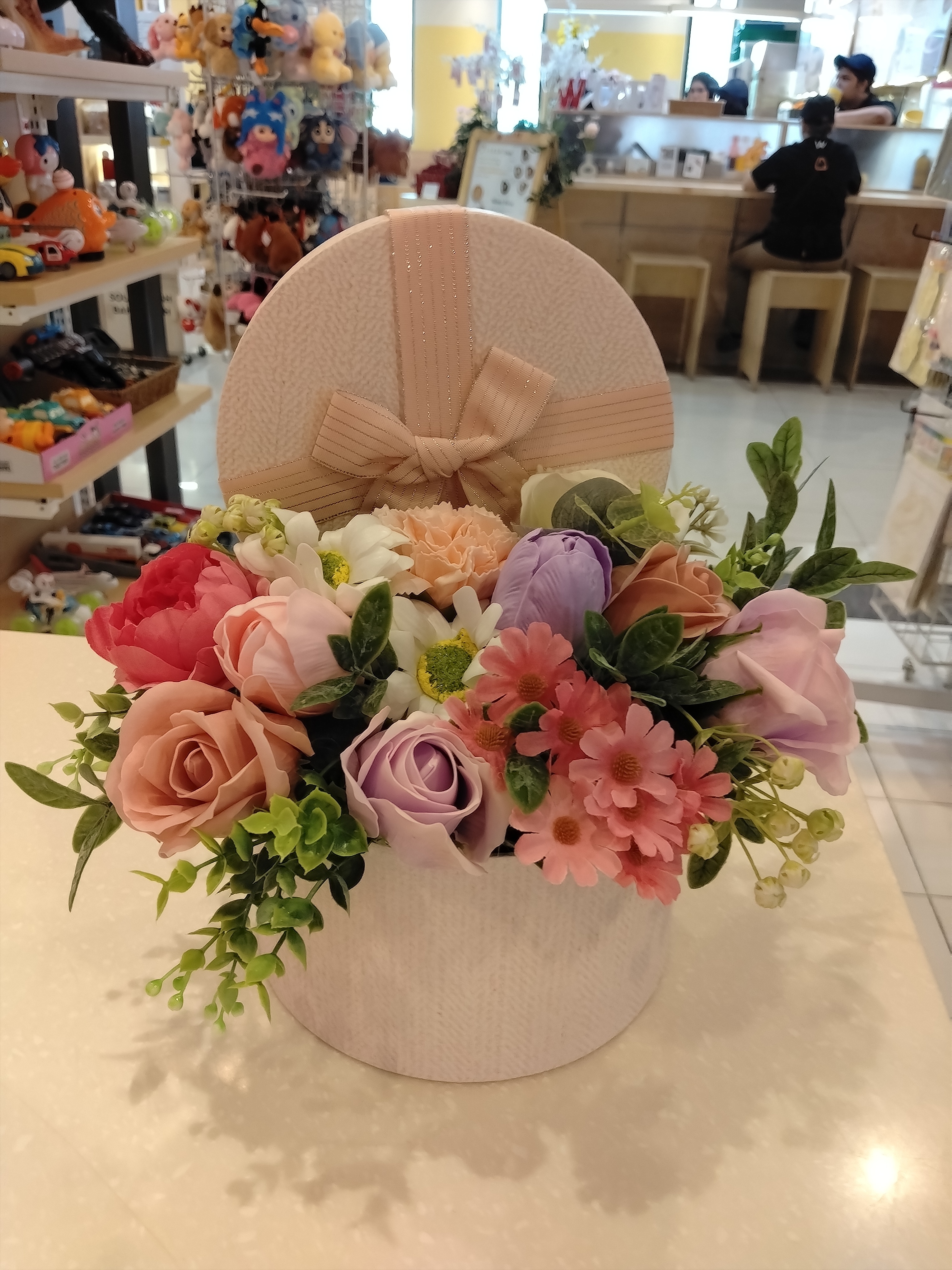 Boxes soap flower