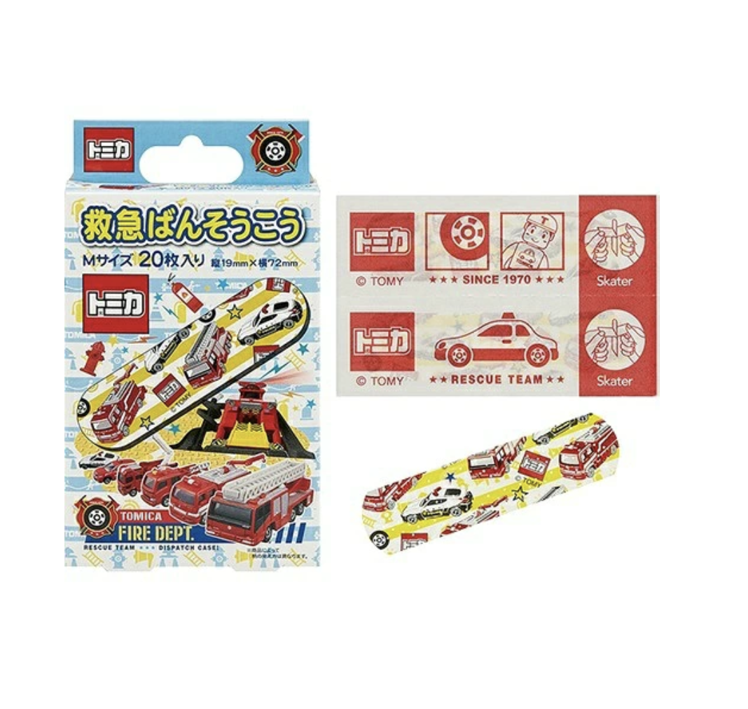 Skater 兒童膠布20片裝-Tomica