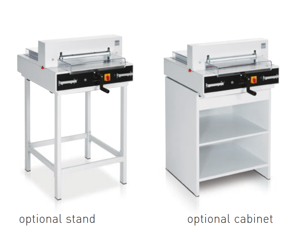 EBA 4350 Automatic Guillotine (Automatic clamp and EASY-CUT) (Cuts up to 500 sheets of paper) (Made in Germany)