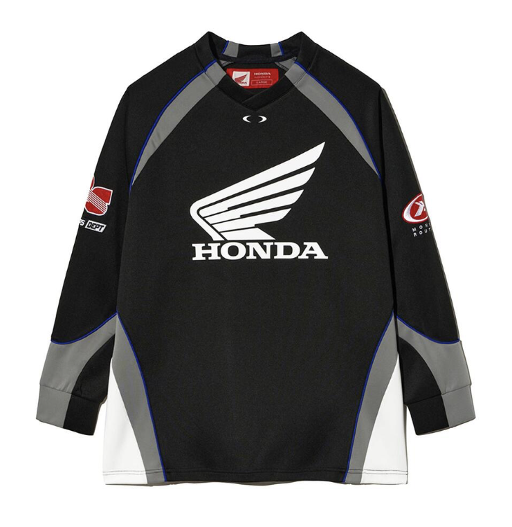 【代購】本田 HONDA PHYSICAL EDUCATION Motorcycle Raglan Jersey 機車插肩袖賽車球衣