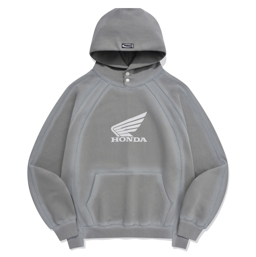 【代購】本田 HONDA PHYSICAL EDUCATION Vintage Cutoff Hoodie 復古剪裁噴砂水洗連帽衛衣