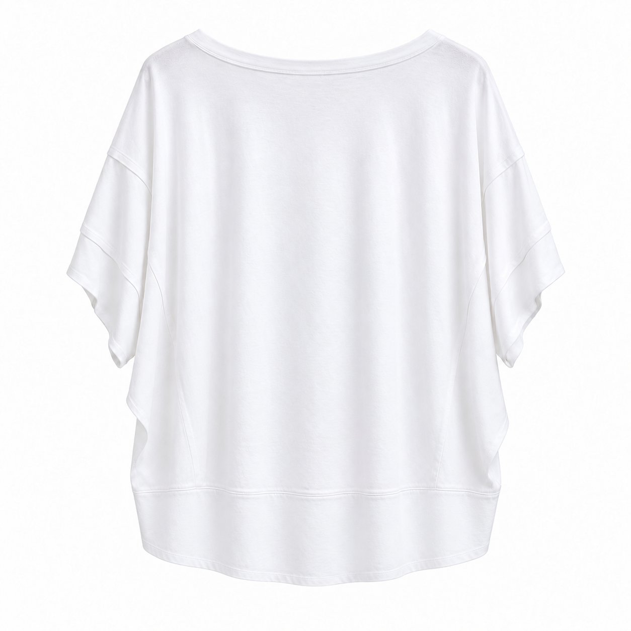 立裁式白色T-shirt
