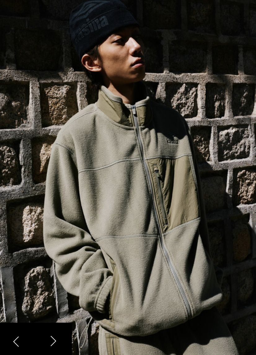 【代購】茵寶 UMBRO Stand Collar Anorak Jacket OLV0 橄欖綠 雙鑽立領防風半拉練風衣外套