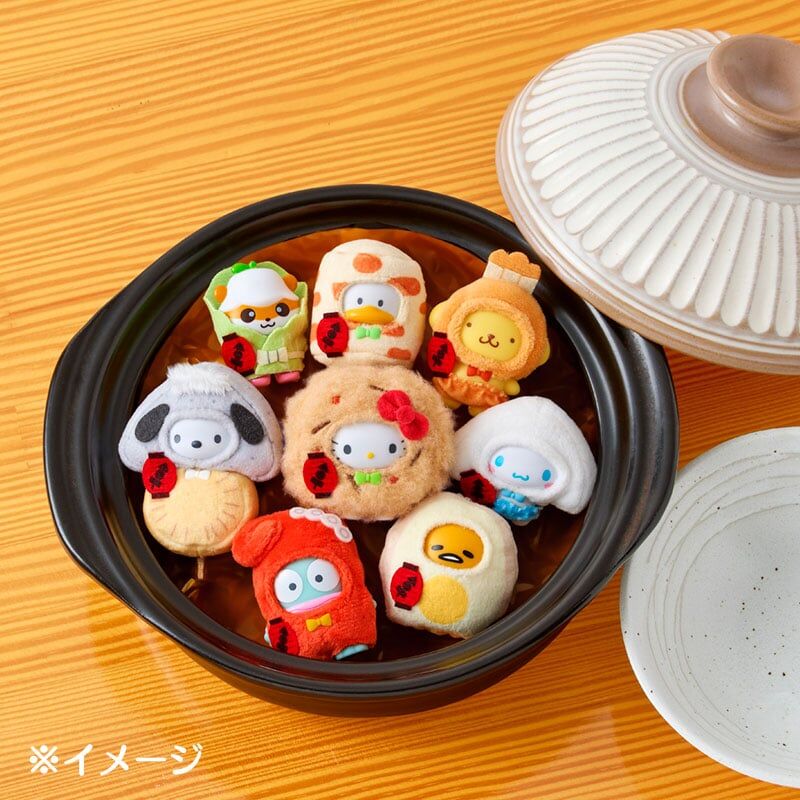 日本 Sanrio Chibitomo系列公仔匙扣盲盒 - 關東煮造型 (可揀款)