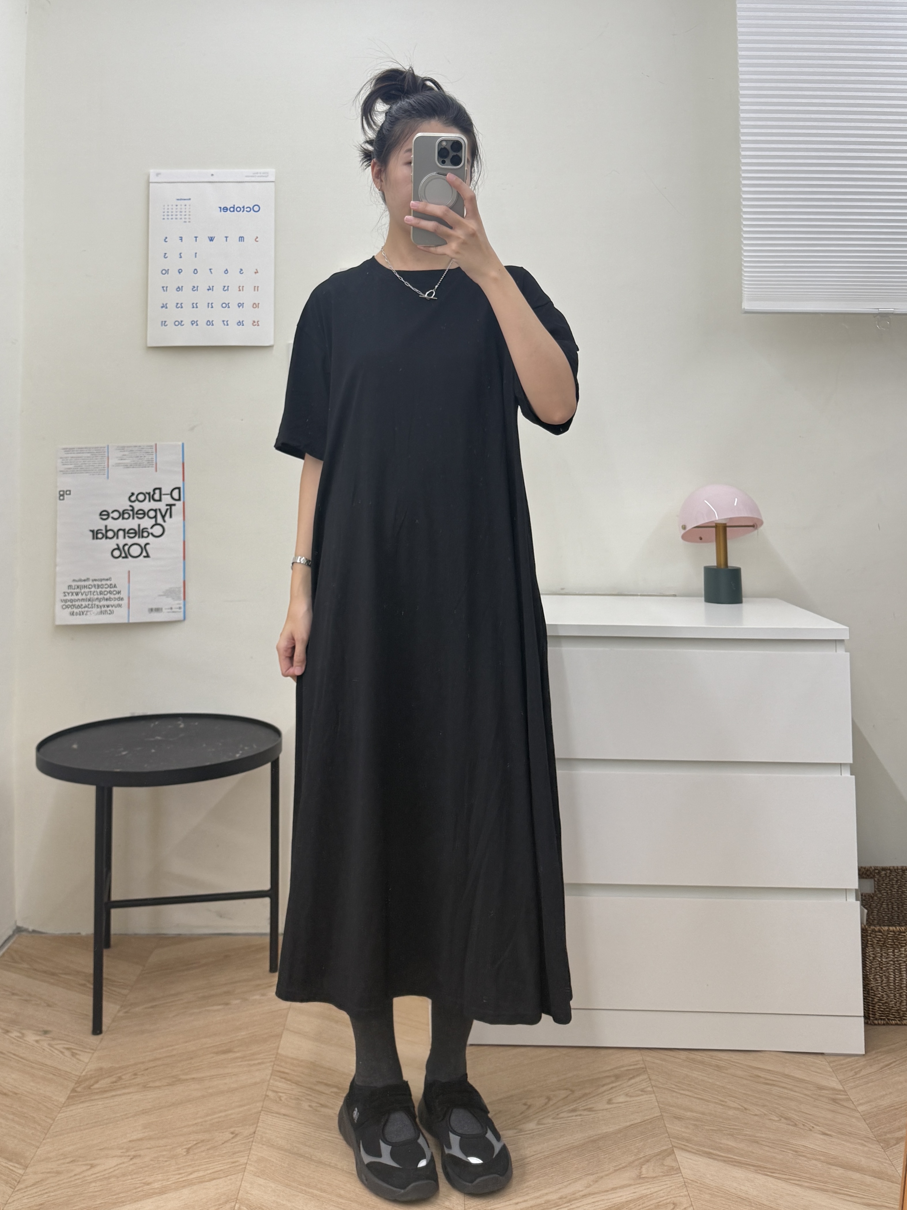 大傘襬棉洋裝*2色