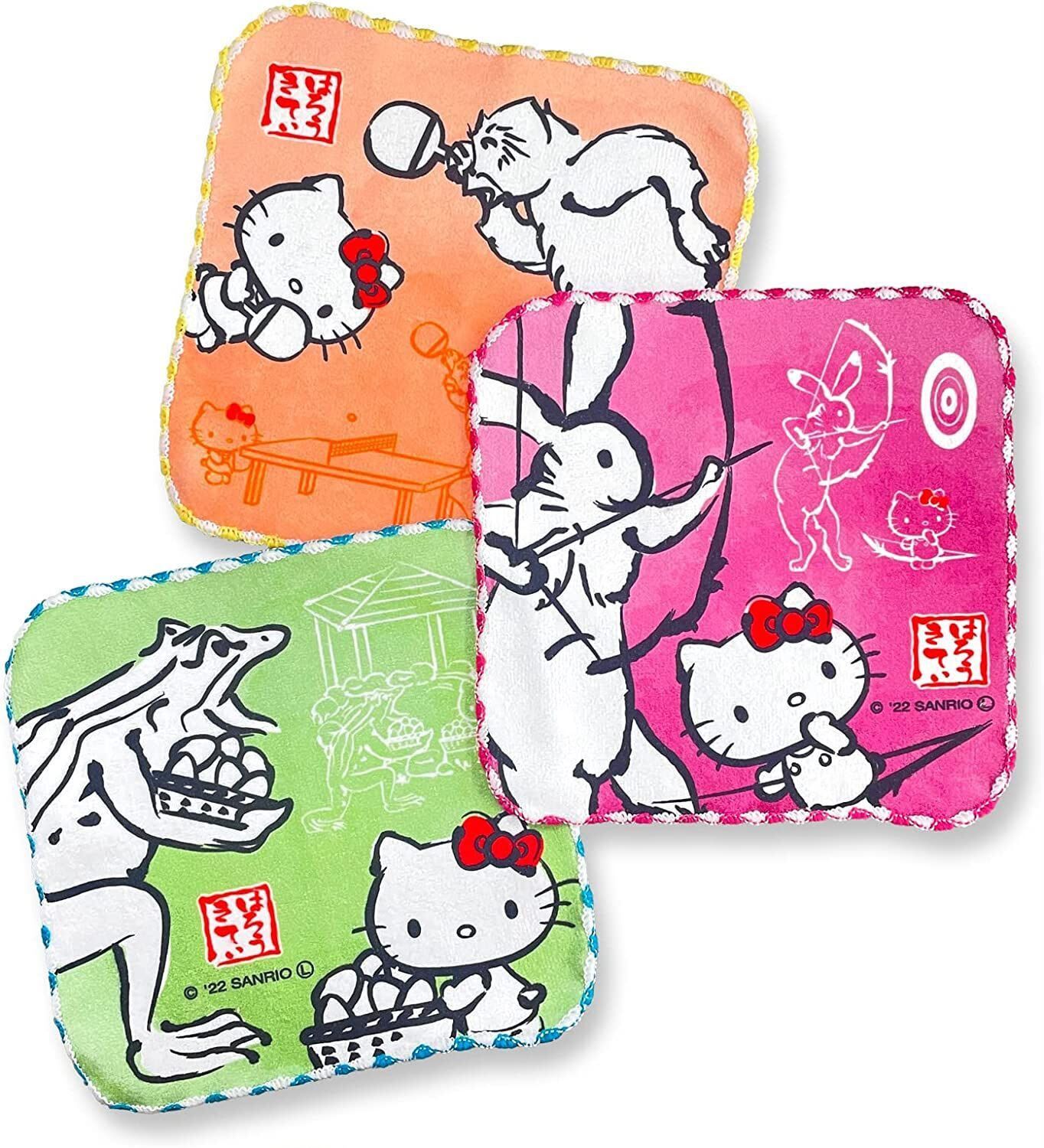 Hello Kitty 小手巾3枚組