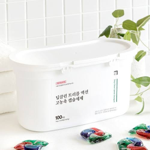 GH218 生活白書 Deep Clean Triple Action 高濃縮三色洗衣膠囊（16g*100粒） EXP:約12個月或以上