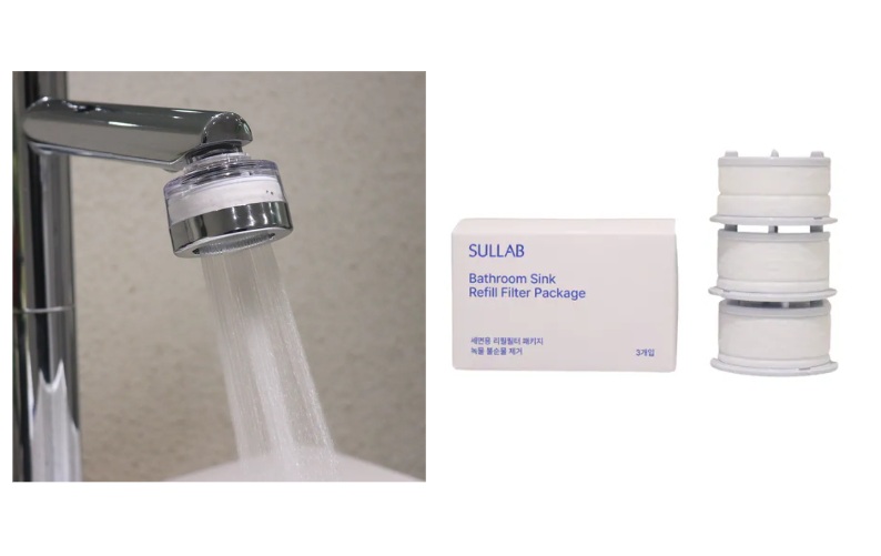 GH215 水龍頭套裝 (1年 Set ) 水龍頭過濾頭 *1, 水龍頭過濾芯 (1盒3個) *4