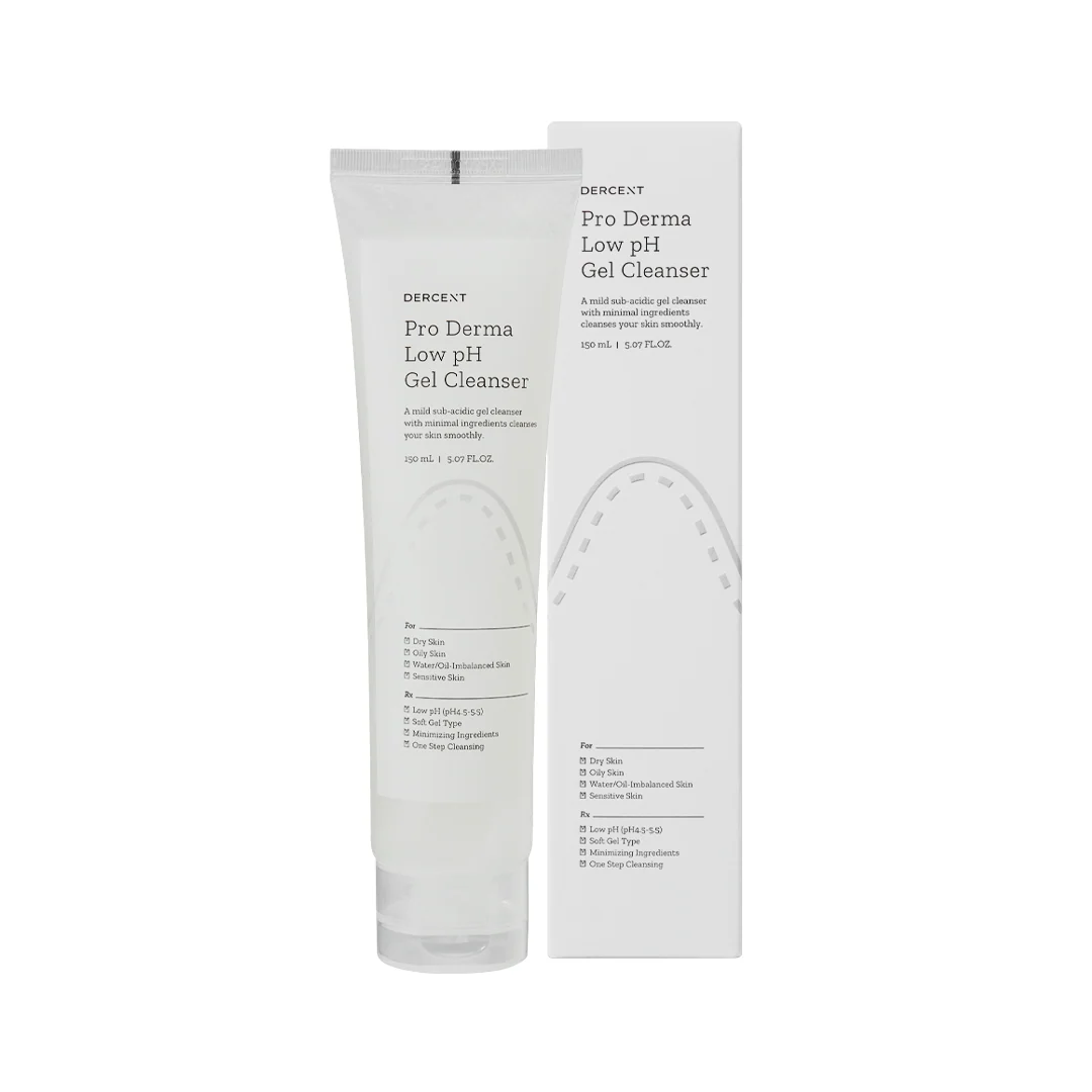 GH225 DERCENT Pro Derma Low pH Gel Cleanser 專業藥妝多種胺基酸潔面凝露 150ml*3 (買2送1套裝共3支)