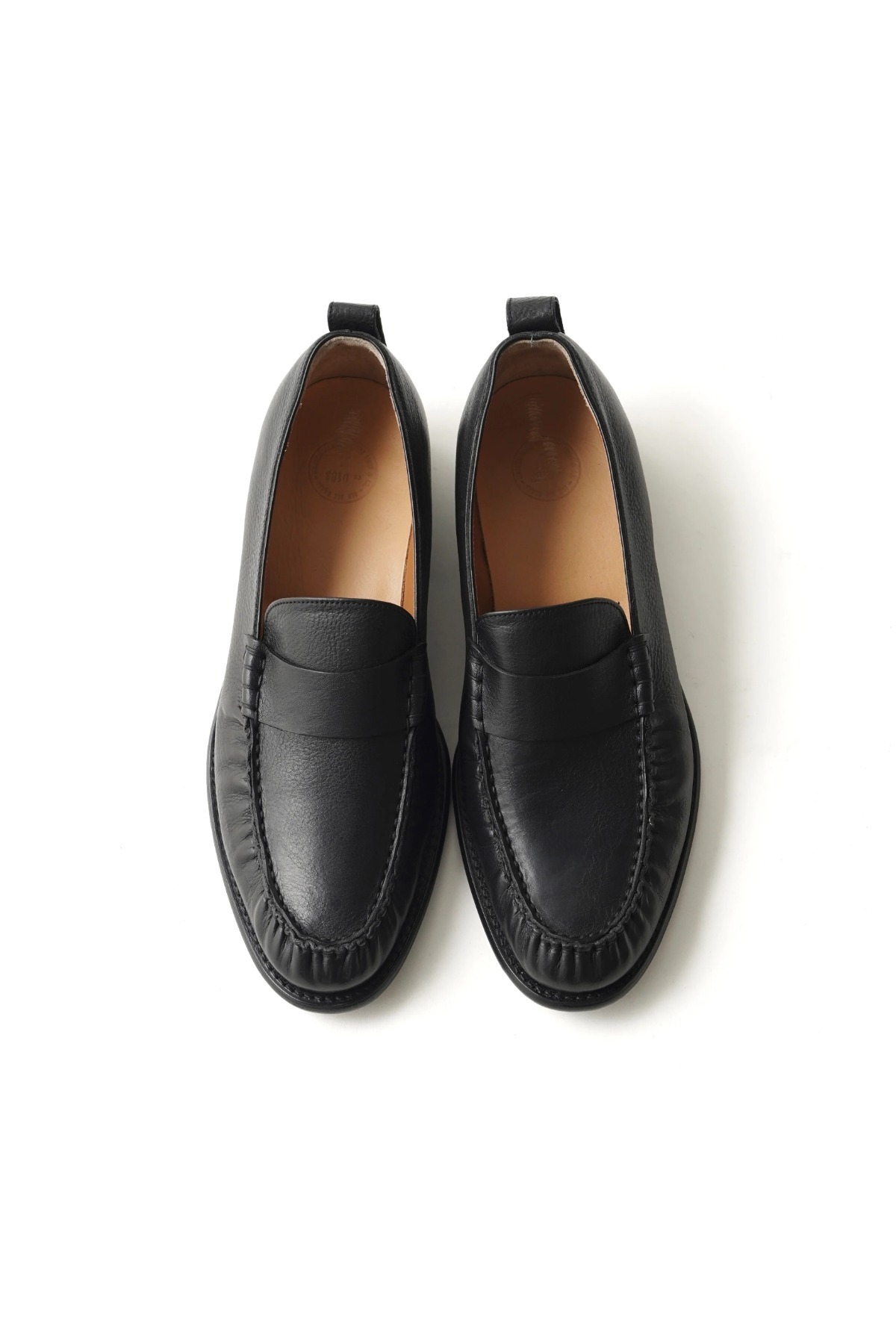 OLD JOE “The Harrow” ARTISAN LEATHER FLAT SADDLE LOAFER