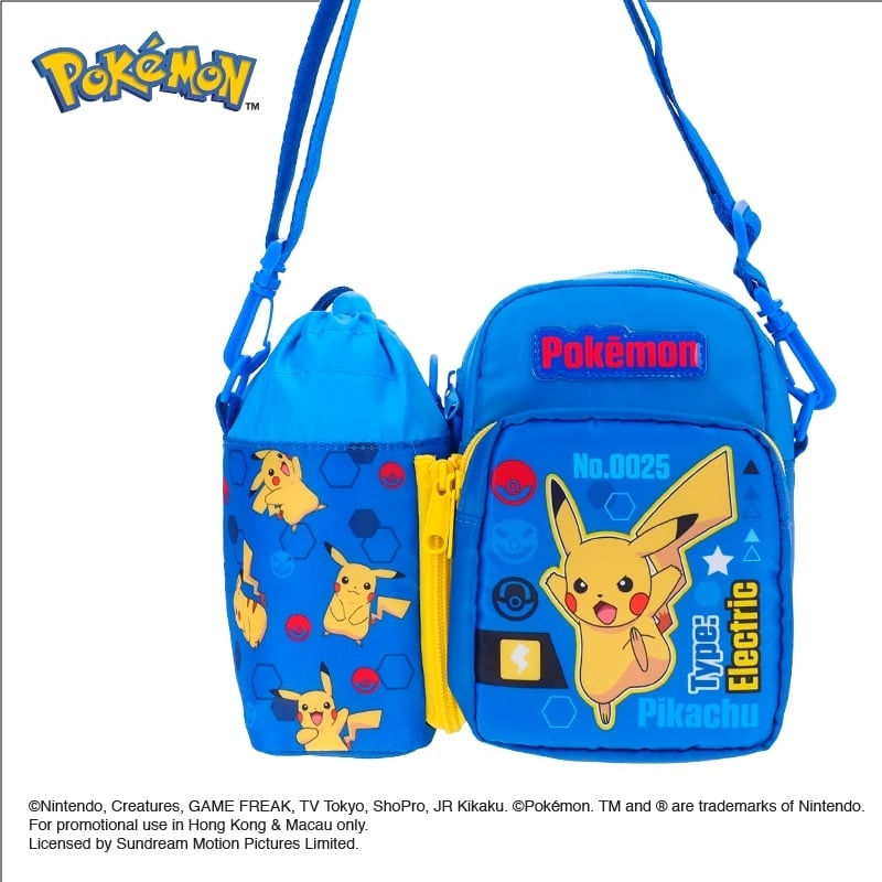 Pokemon 小童斜揹袋連水樽格