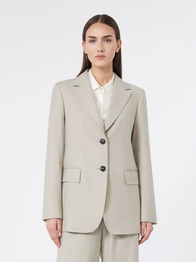 1FA1025-003 [MAX MARA] MSTEDITO 外套 米色 #262604605260052 (EU)