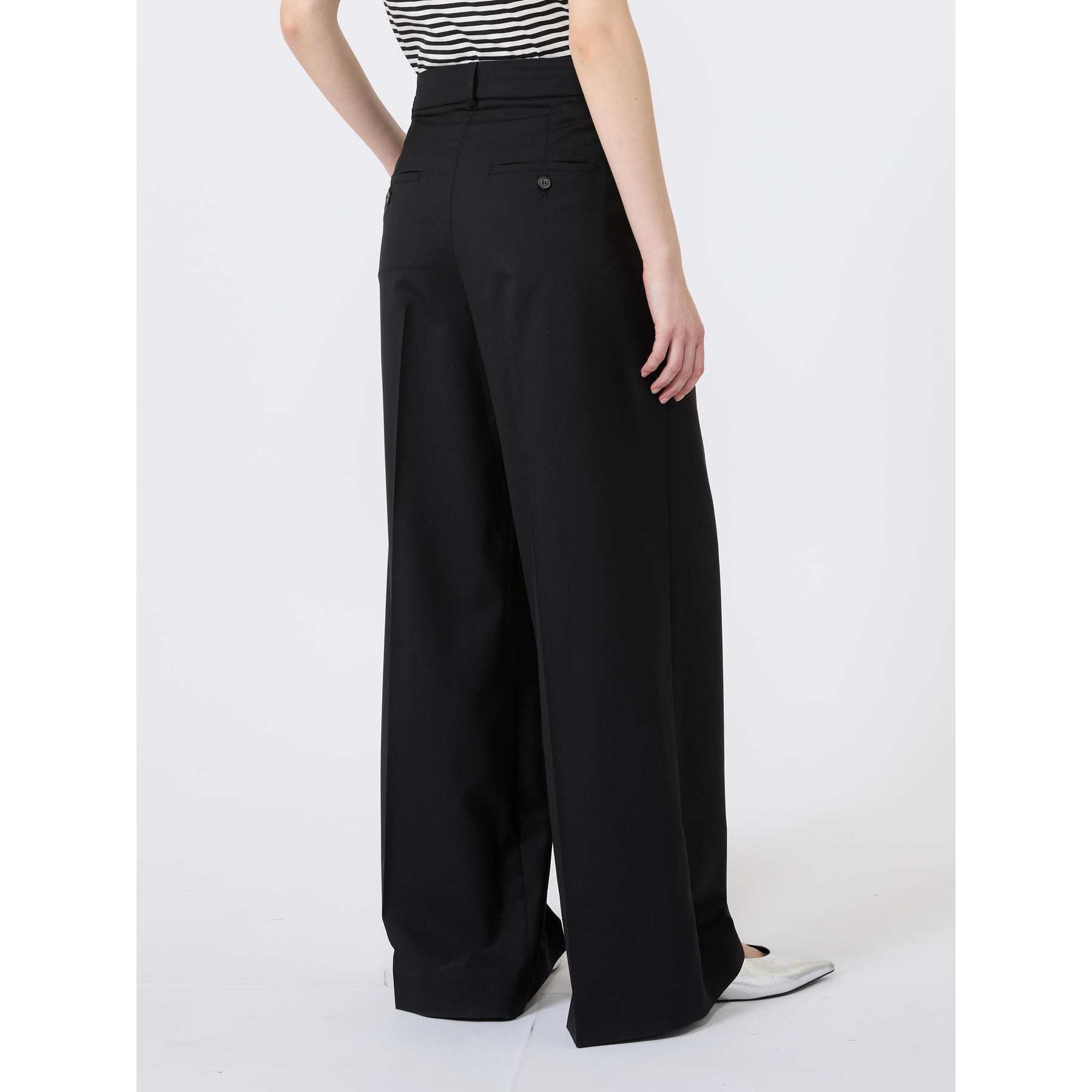1FA1025-026 [MAX MARA WEEKEND] WKDOVVIO 褲子 黑色 #262513605160002 (EU)