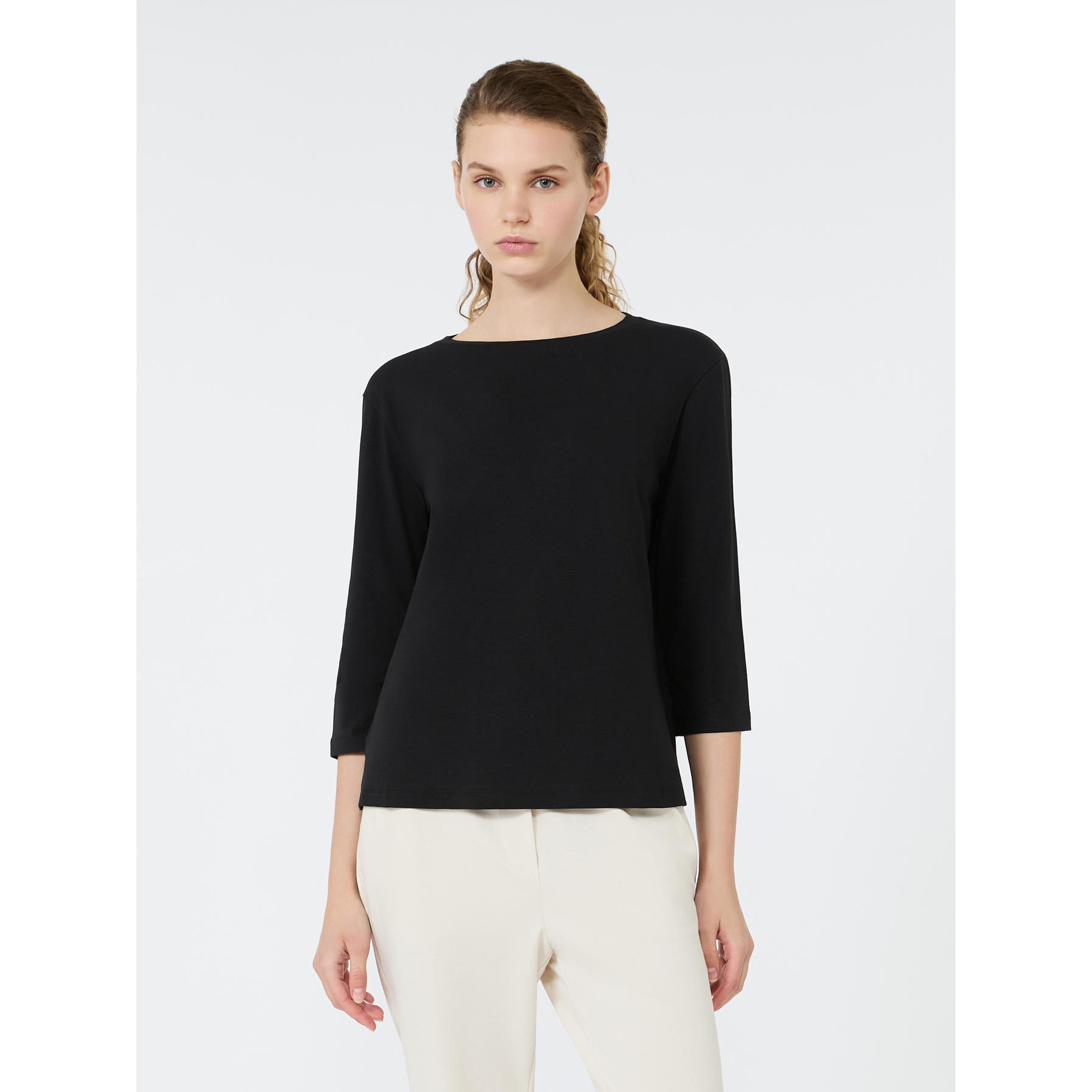 1FA1025-038 [MAX MARA WEEKEND] WKDMULTIA 上衣 黑色 #262594602160007 (EU)