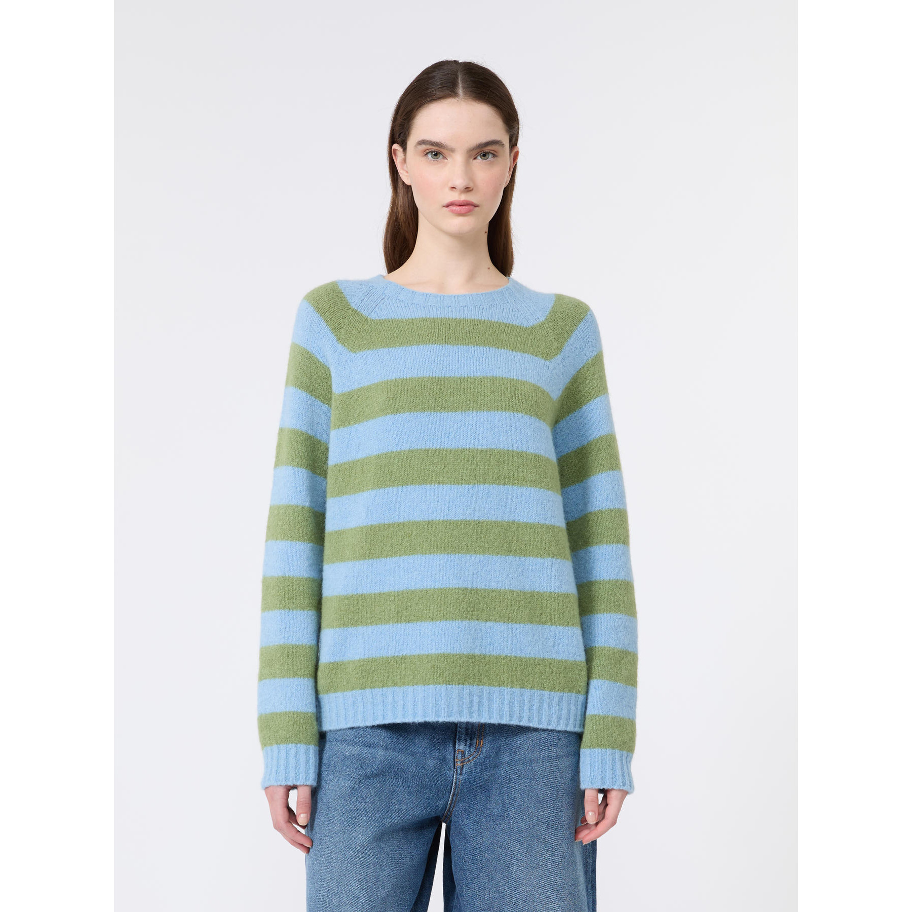 1FA1025-040 [MAX MARA WEEKEND] WKDGHIACCI 上衣 藍色 #2625366211600007 (EU)