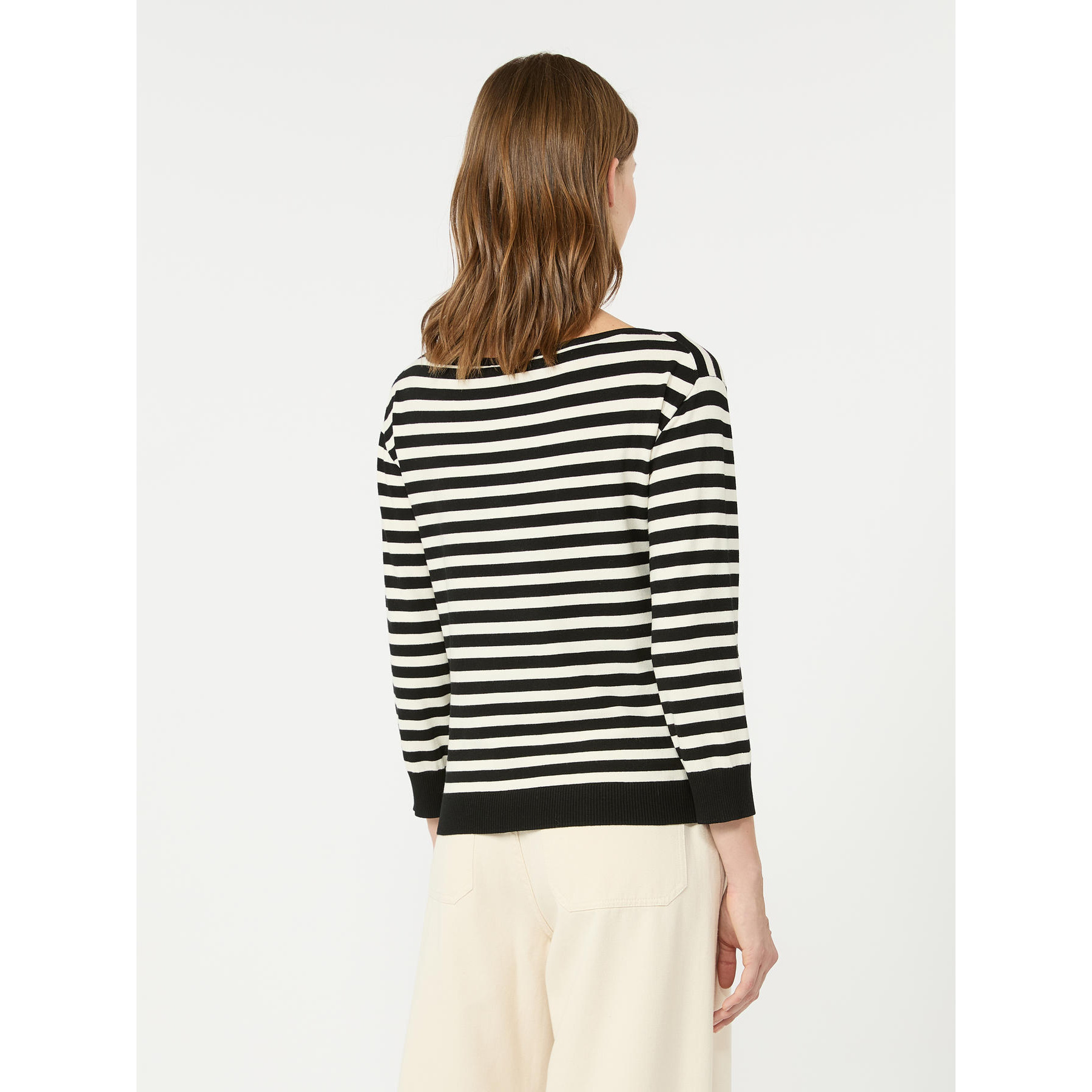 1FA1025-051 [MAX MARA WEEKEND] WKDSTECCA 上衣 黑色/白色 #2625366101600019 (EU)