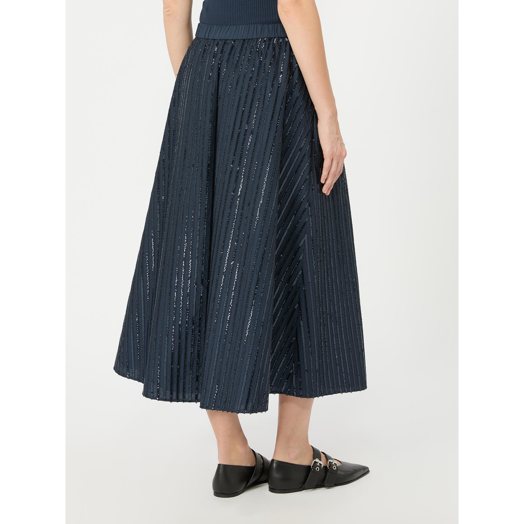 1FA1025-055 [MAX MARA WEEKEND] WKDFIORDI 裙子 藍色 #2625106071600001 (EU)