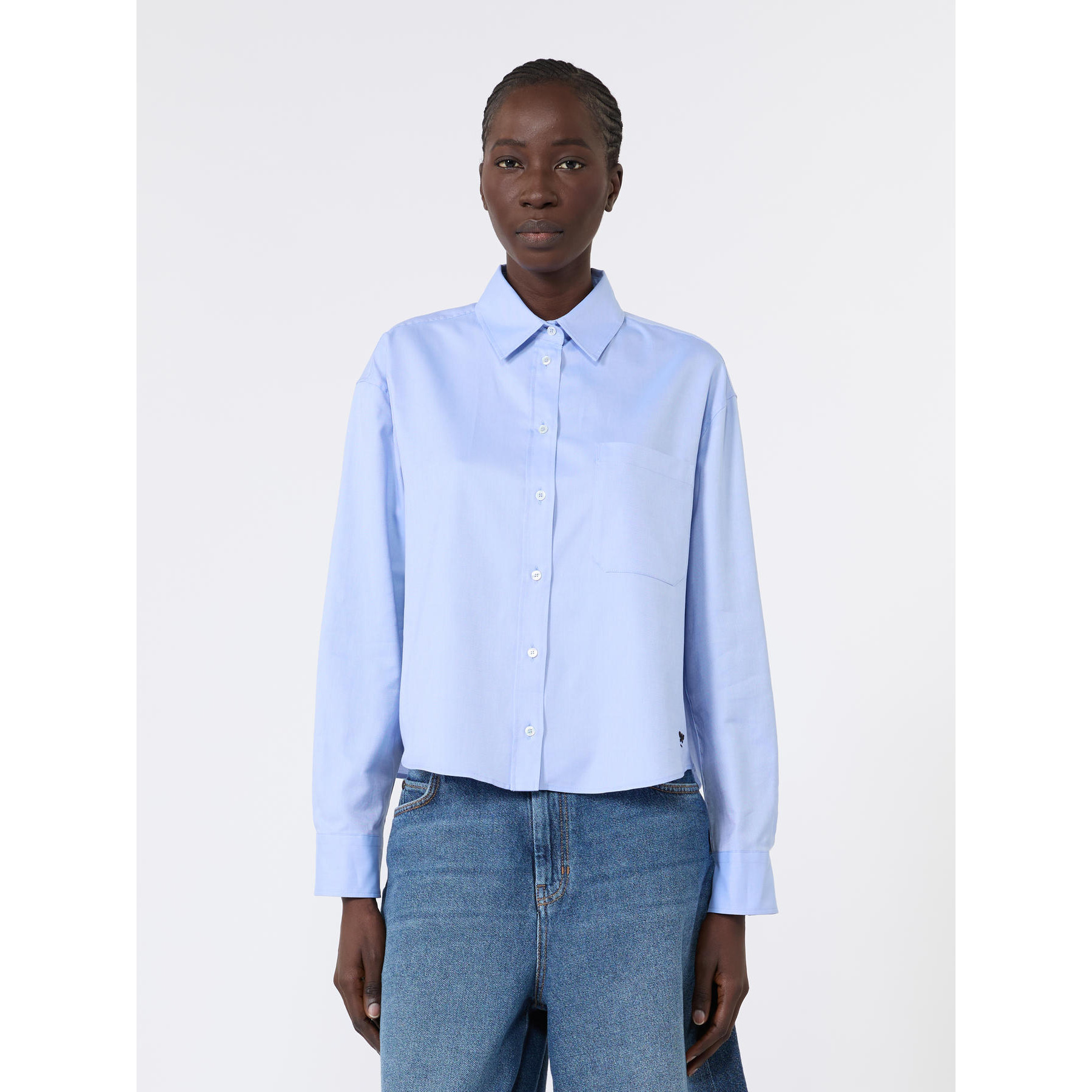 1FA1025-065 [MAX MARA WEEKEND] WKDNUORO 上衣 藍色 #2625116091600002 (EU)