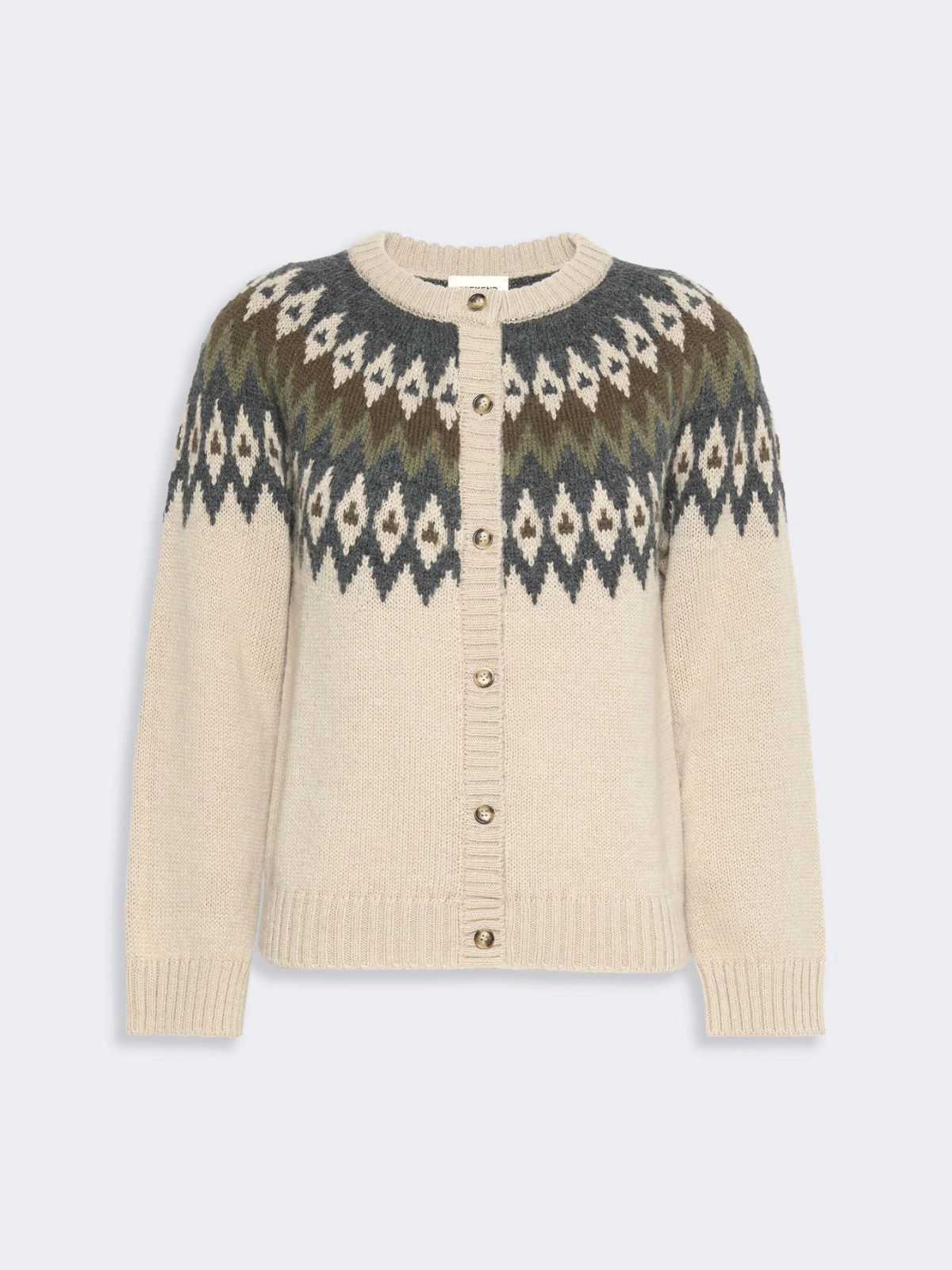 1FA1025-089 [MAX MARA WEEKEND] WKDTARGA 開襟衫 米色 #262534609260003 (EU)