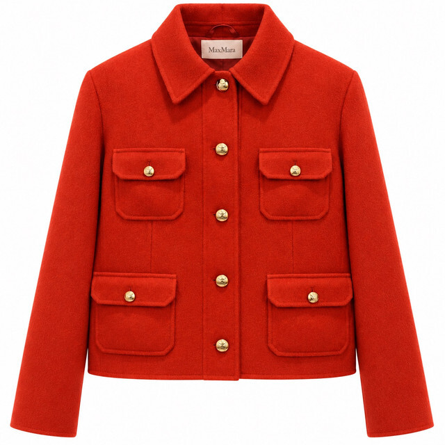 1FA1025-090 [MAX MARA] MSTVENERE 外套 紅色 #262604601160084 (EU)