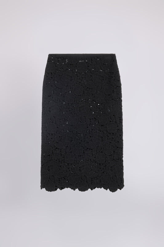 1FA1025-106 [ERMANNO] GONNA 裙子 黑色 #D49EO028E58MF099 (EU)