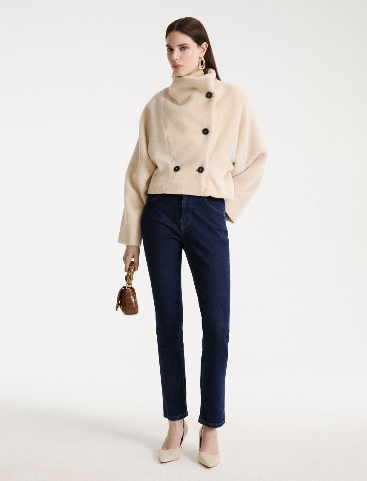 1FA1025-119 [MARELLA] MLLVITALBA 外套 米色 #262308607120001 (EU)