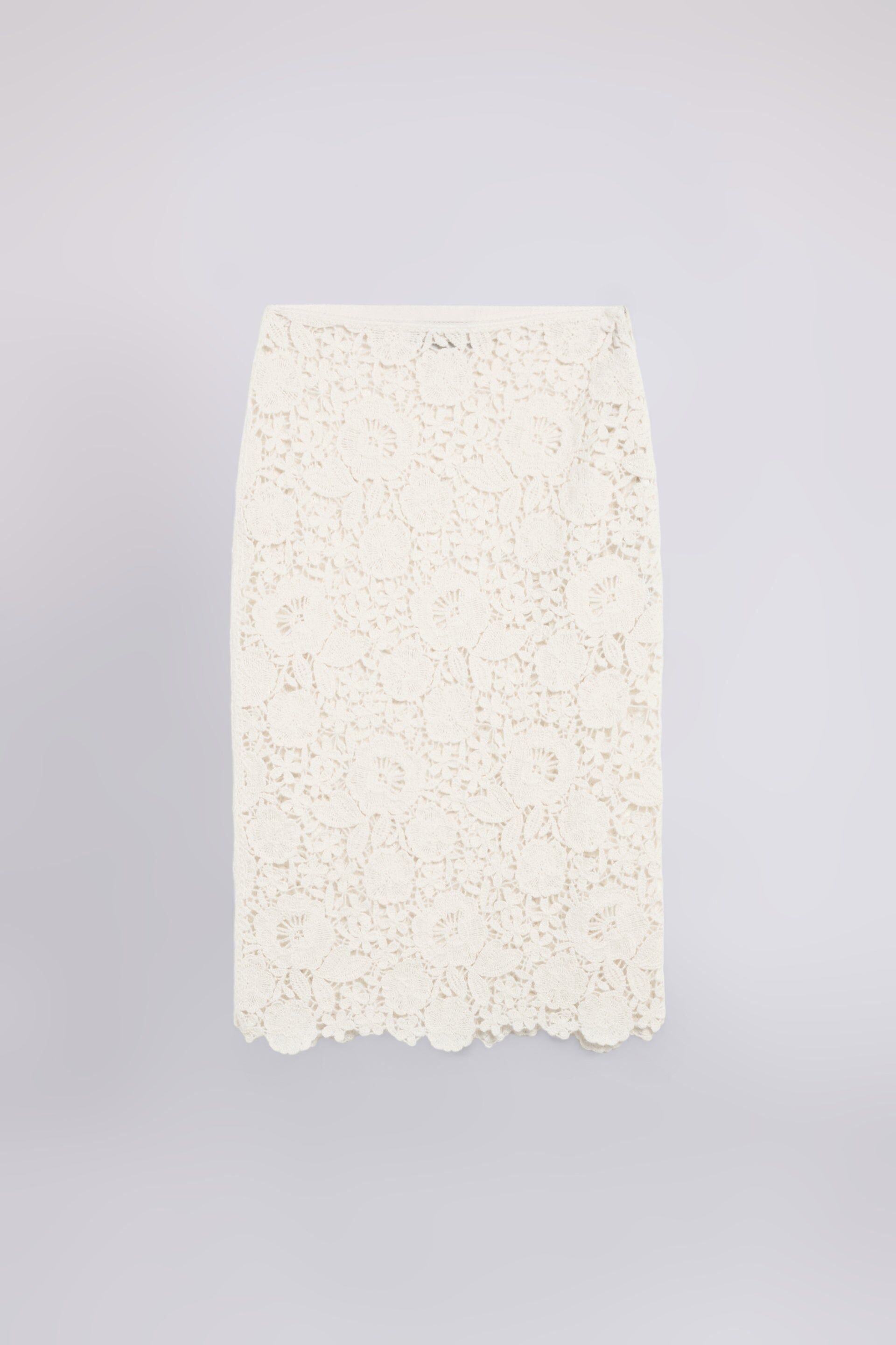 1FA1025-124 [ERMANNO] GONNA 裙子 白色 #D49EO028E58MF333 (EU)