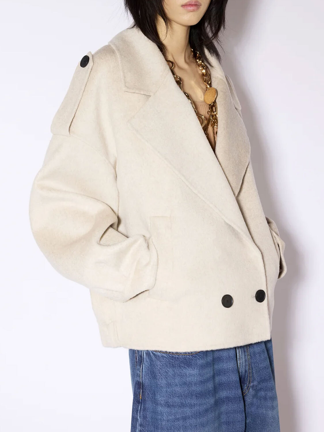 1FA1025-125 [LIVIANA CONTI] Cappotto 外套 淺米色 #F6WW54W45-2 (EU)
