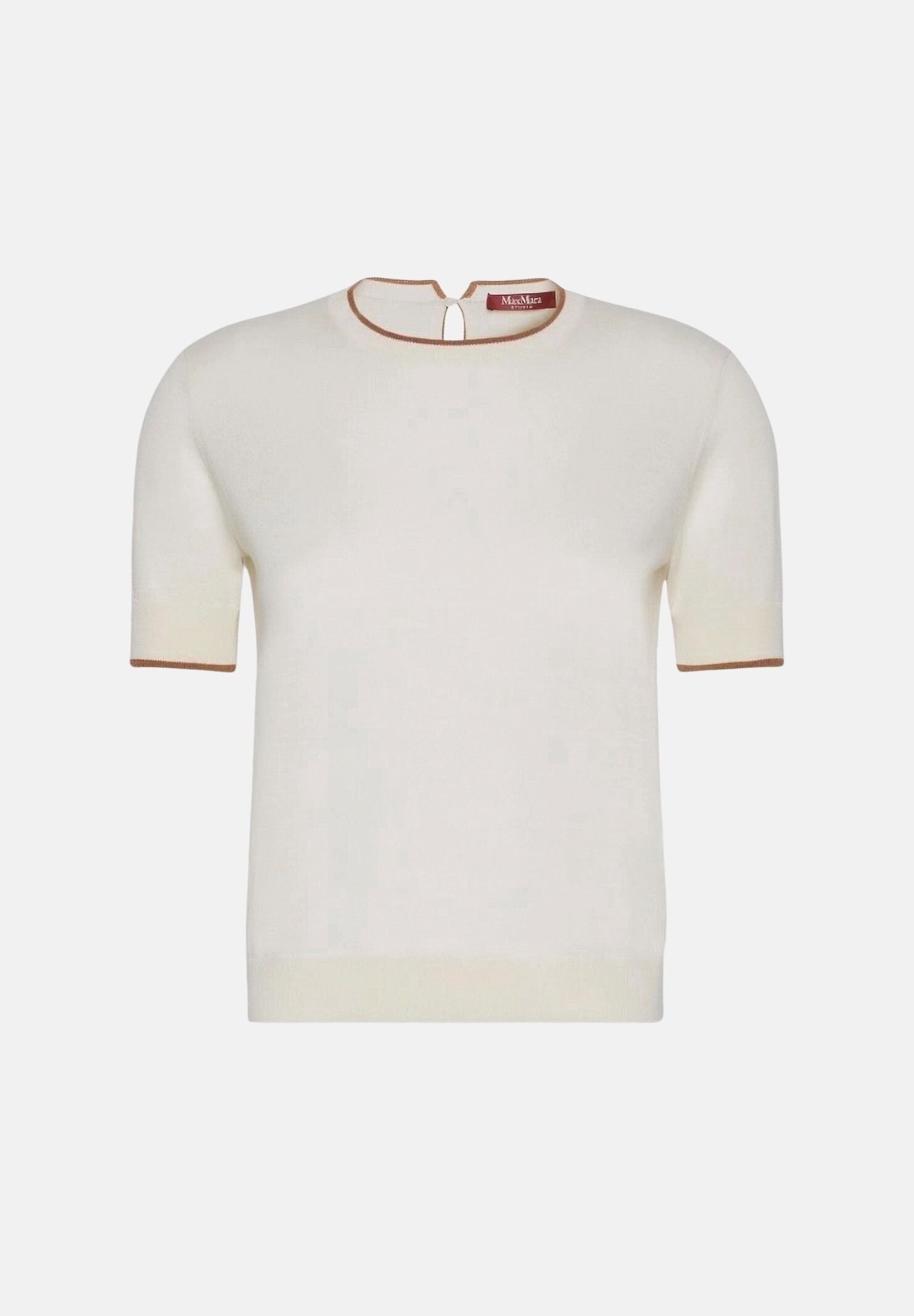 1FA1025-132 [MAX MARA] MSTAGENDA 上衣 米色 #2626366081600012 (EU)