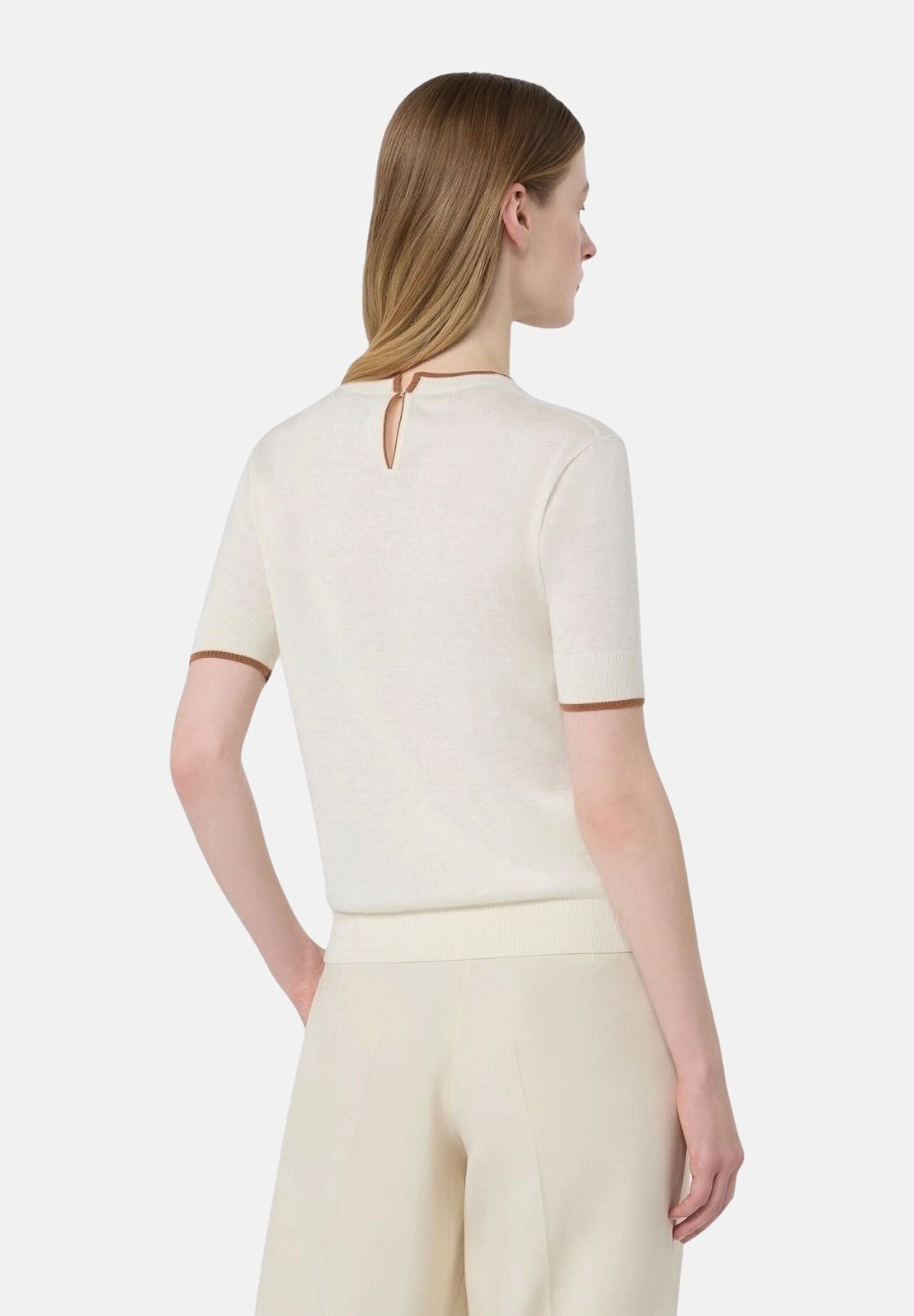 1FA1025-132 [MAX MARA] MSTAGENDA 上衣 米色 #2626366081600012 (EU)