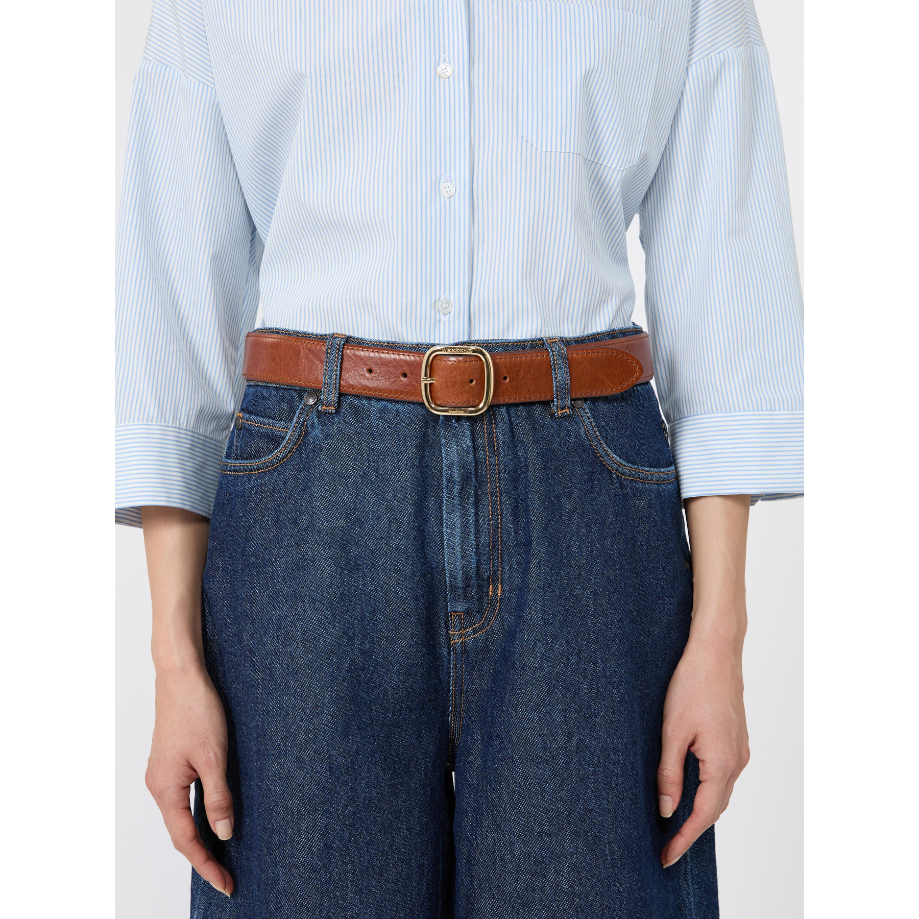 1FA1025-127 [MAX MARA WEEKEND] WKAAEREO 腰帶 啡色 #2625506054600001 (EU)