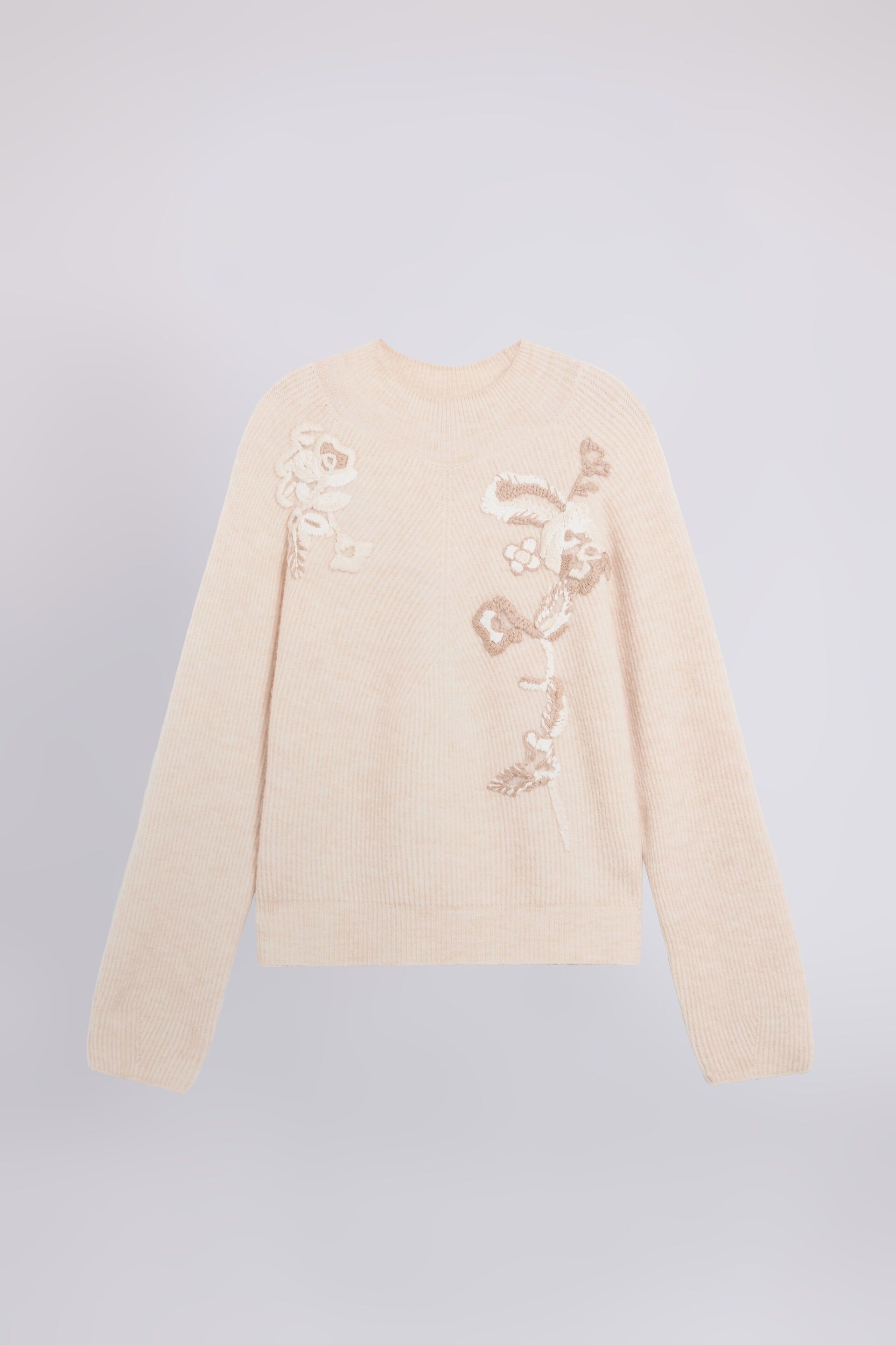 1FA1025-165 [ERMANNO] RIBBED 毛衣 米色 #D49EM025EO0MF460 (EU)
