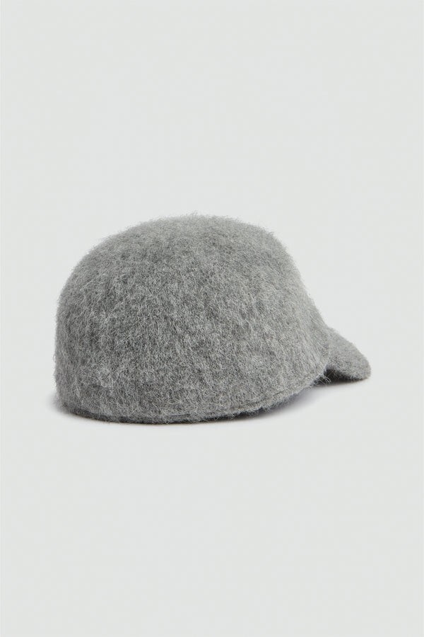 1FA1025-166 [LIVIANA CONTI] WOOL 帽 灰色 #A6WG66X92-0 (EU)