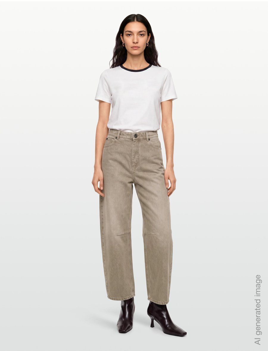 1FA1025-228 [MAX MARA WEEKEND] WKDARCADIA 牛仔褲 灰色 #262518606160013 (EU)