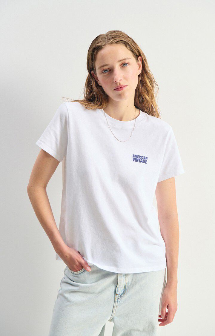 1FA1025-242 [AMERICAN VINTAGE] YKOBOW 上衣 白色 #YKO02CH26BLANC (EU)