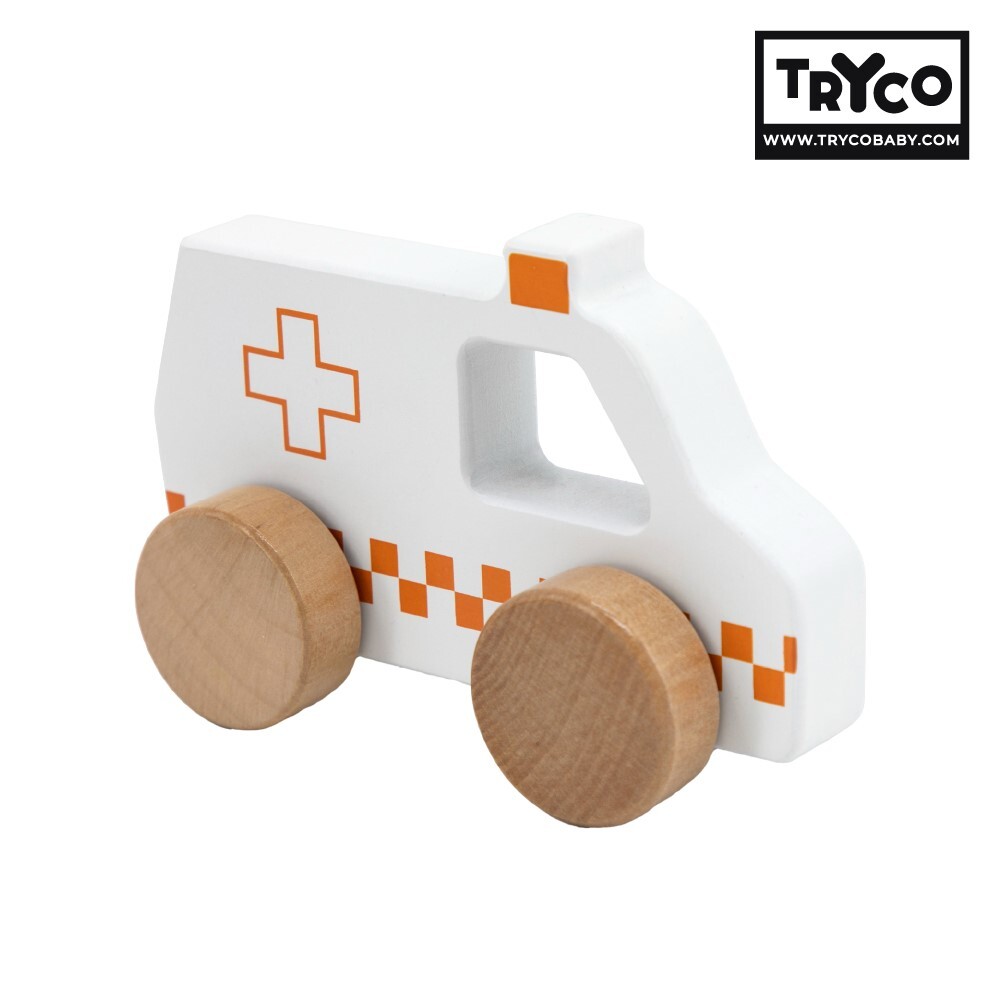 【Tryco】木質小車-救護車