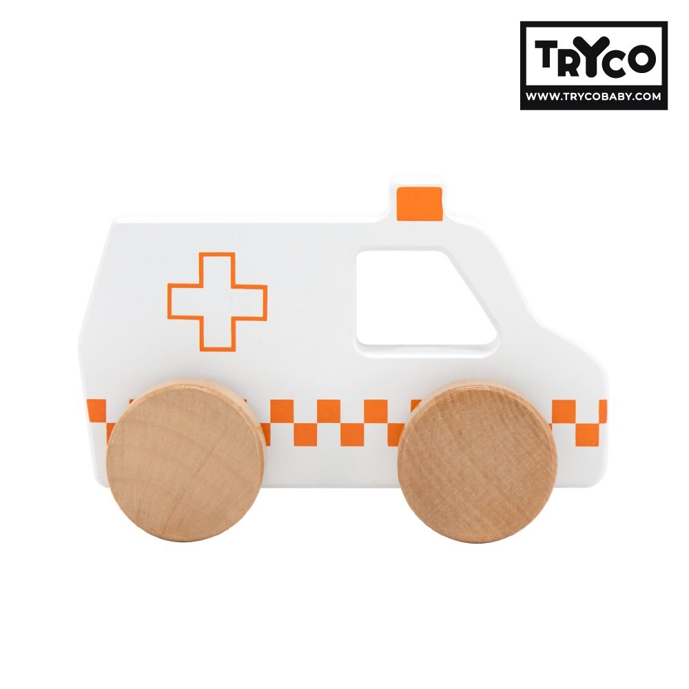 【Tryco】木質小車-救護車
