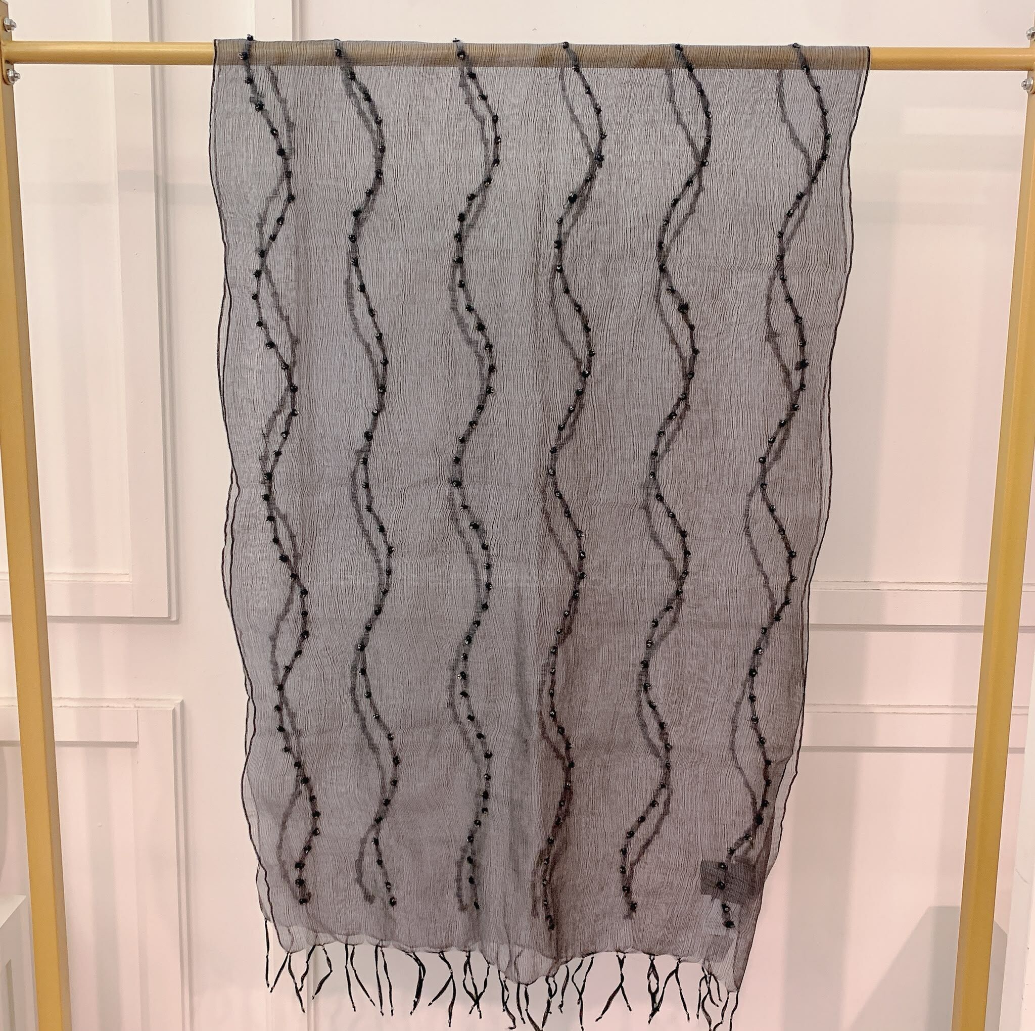 ACC-CCG1025-003 60% Wool 40% Silk 約:70x180cm (A3)