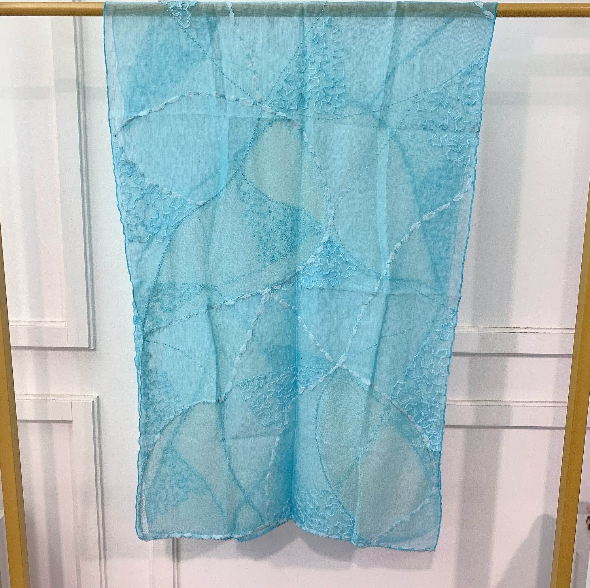 ACC-CCG1025-015 80% Wool 20% Silk 約:70x180cm (A15)