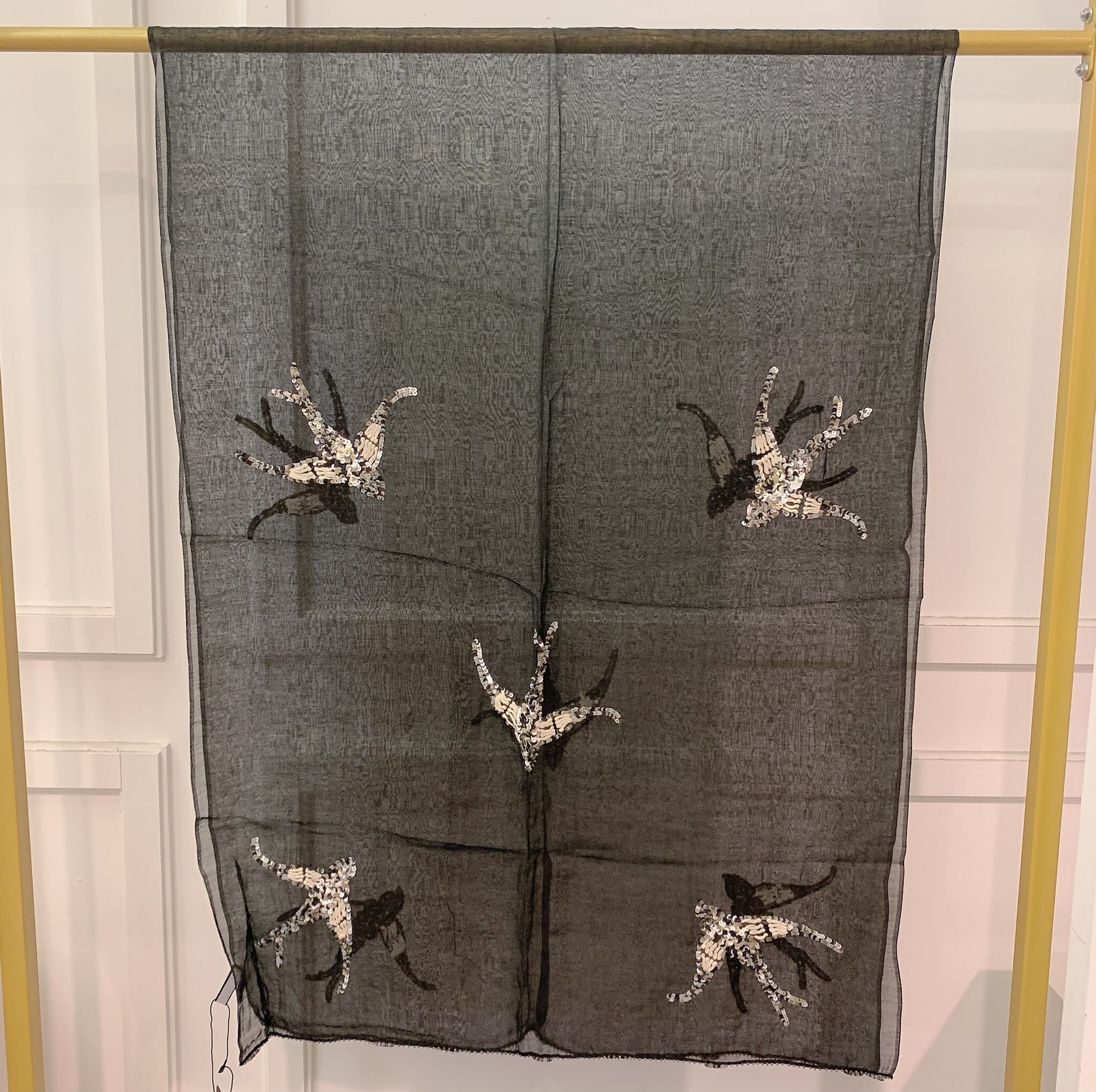 ACC-CCG1025-010 70% Cotton 30% Silk 約:70x180cm (A10)