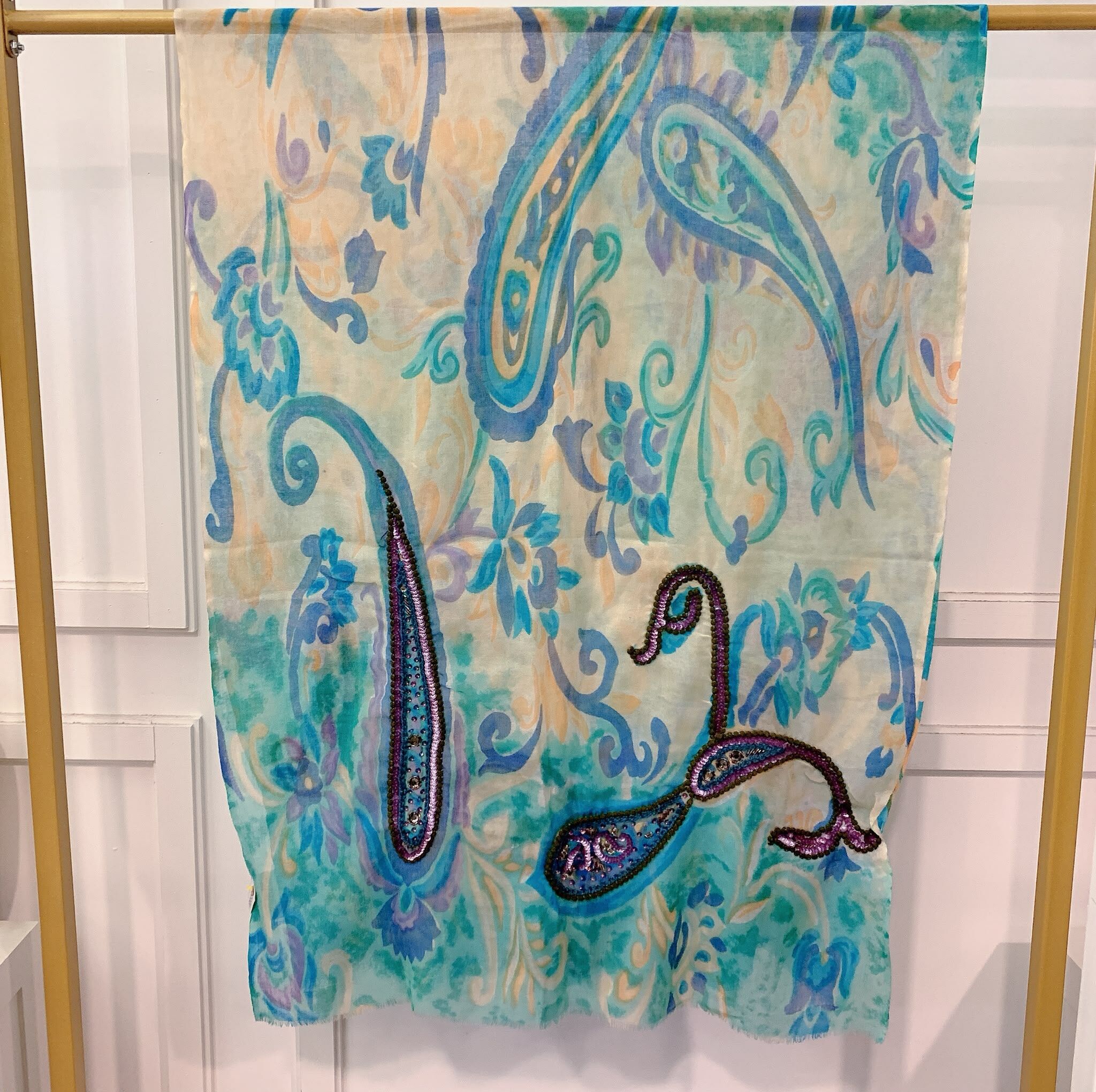 ACC-CCG1025-024 92% Wool 8% Silk 約:70x180cm (A24)
